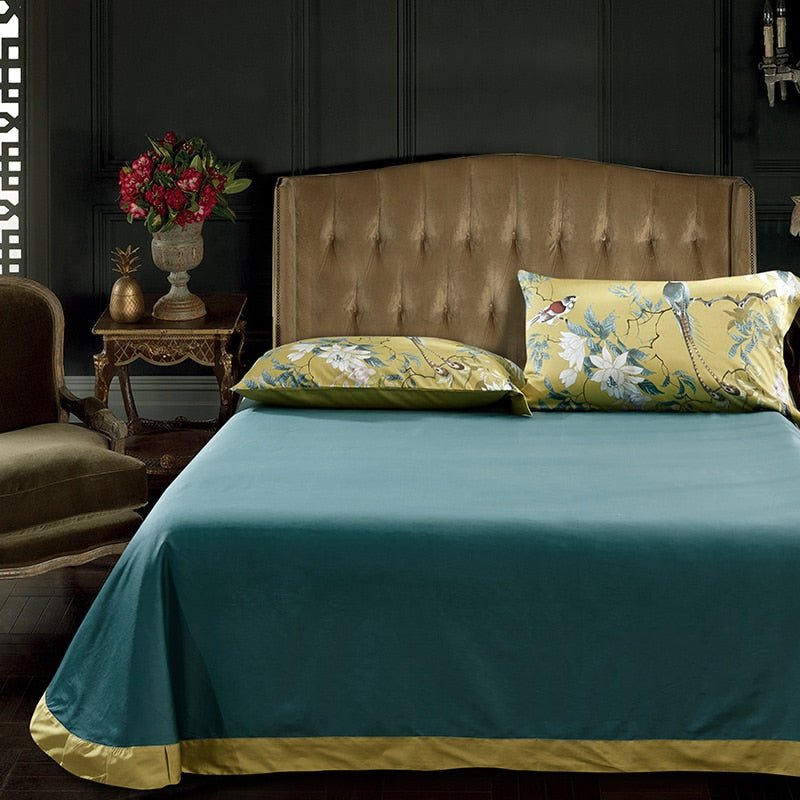 Aliyah | Premium Silky Egyptian Cotton Duvet Cover Set - ELVI HOME
