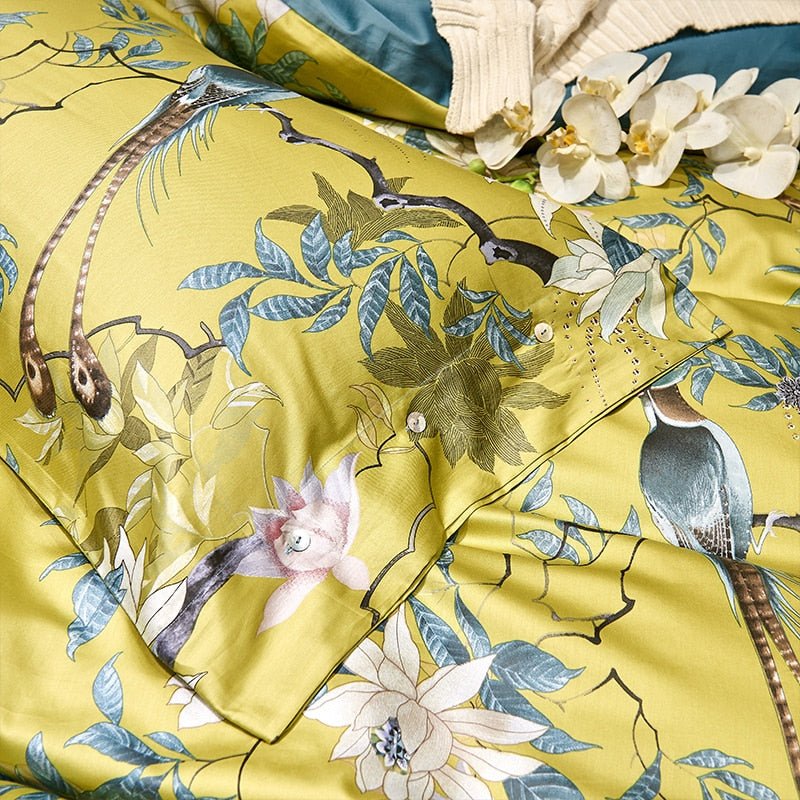 Aliyah | Premium Silky Egyptian Cotton Duvet Cover Set - ELVI HOME