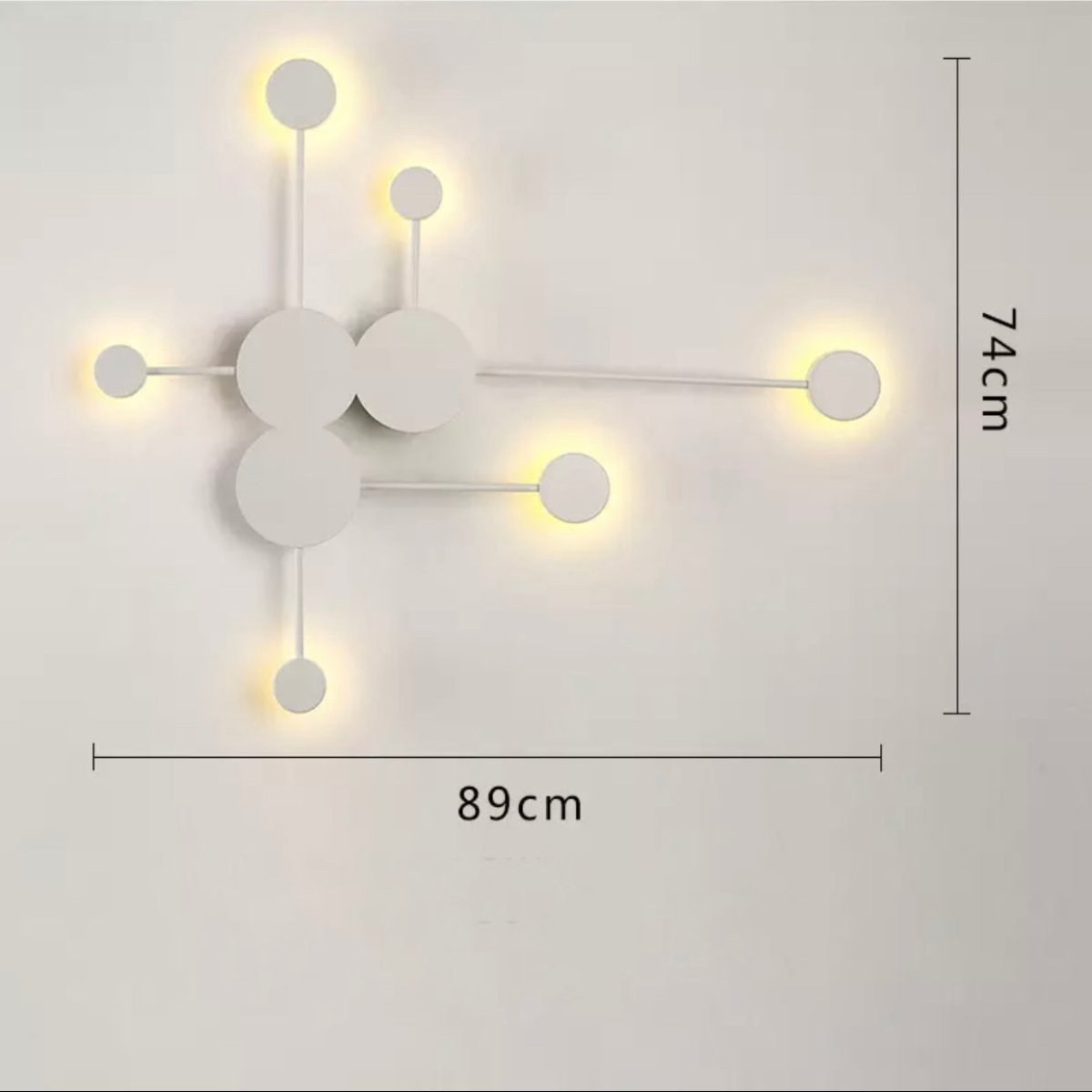 Alora | Modern Sputnik LED Wall Light - ELVI HOME