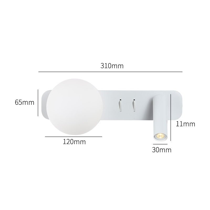 Alta | Modern LED Reading Wall Light - ELVI HOME