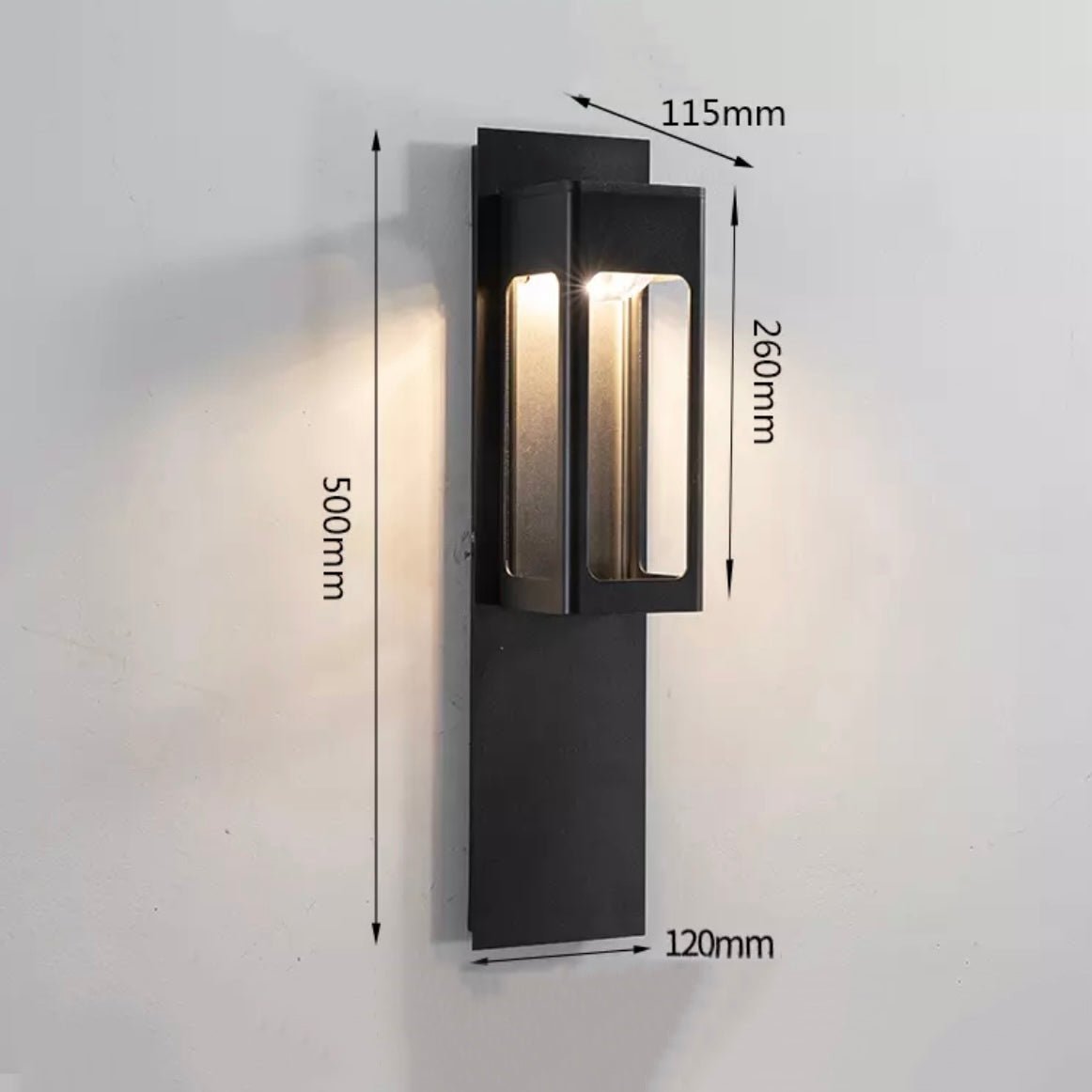 Atlantis | Motion Sensor Waterproof Outdoor LED Wall Light - ELVI HOME