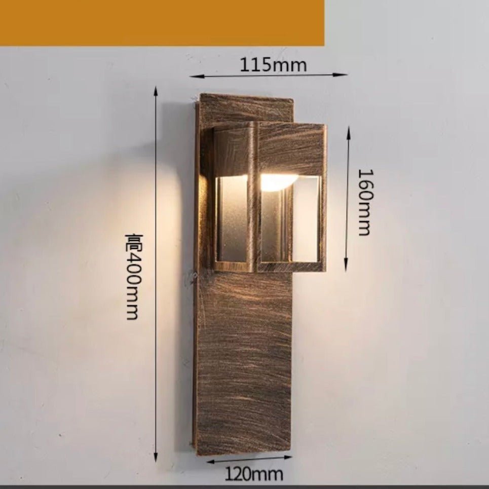 Atlantis | Motion Sensor Waterproof Outdoor LED Wall Light - ELVI HOME