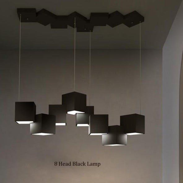 Cube | LED Pendant Chandelier - ELVI HOME