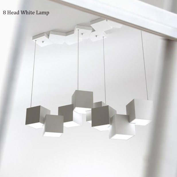 Cube | LED Pendant Chandelier - ELVI HOME