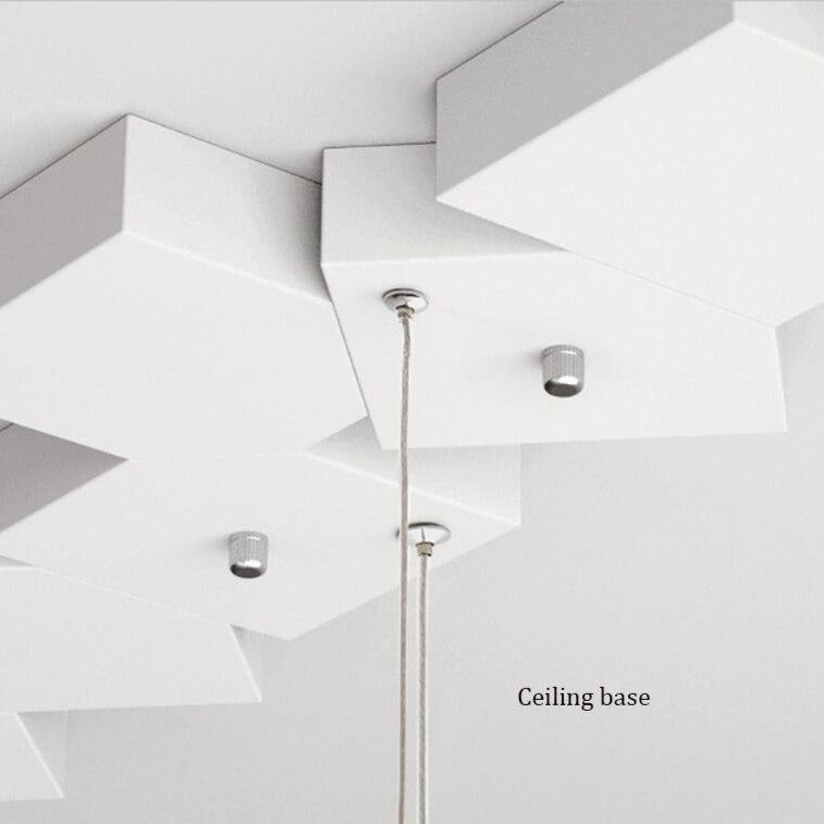 Cube | LED Pendant Chandelier - ELVI HOME