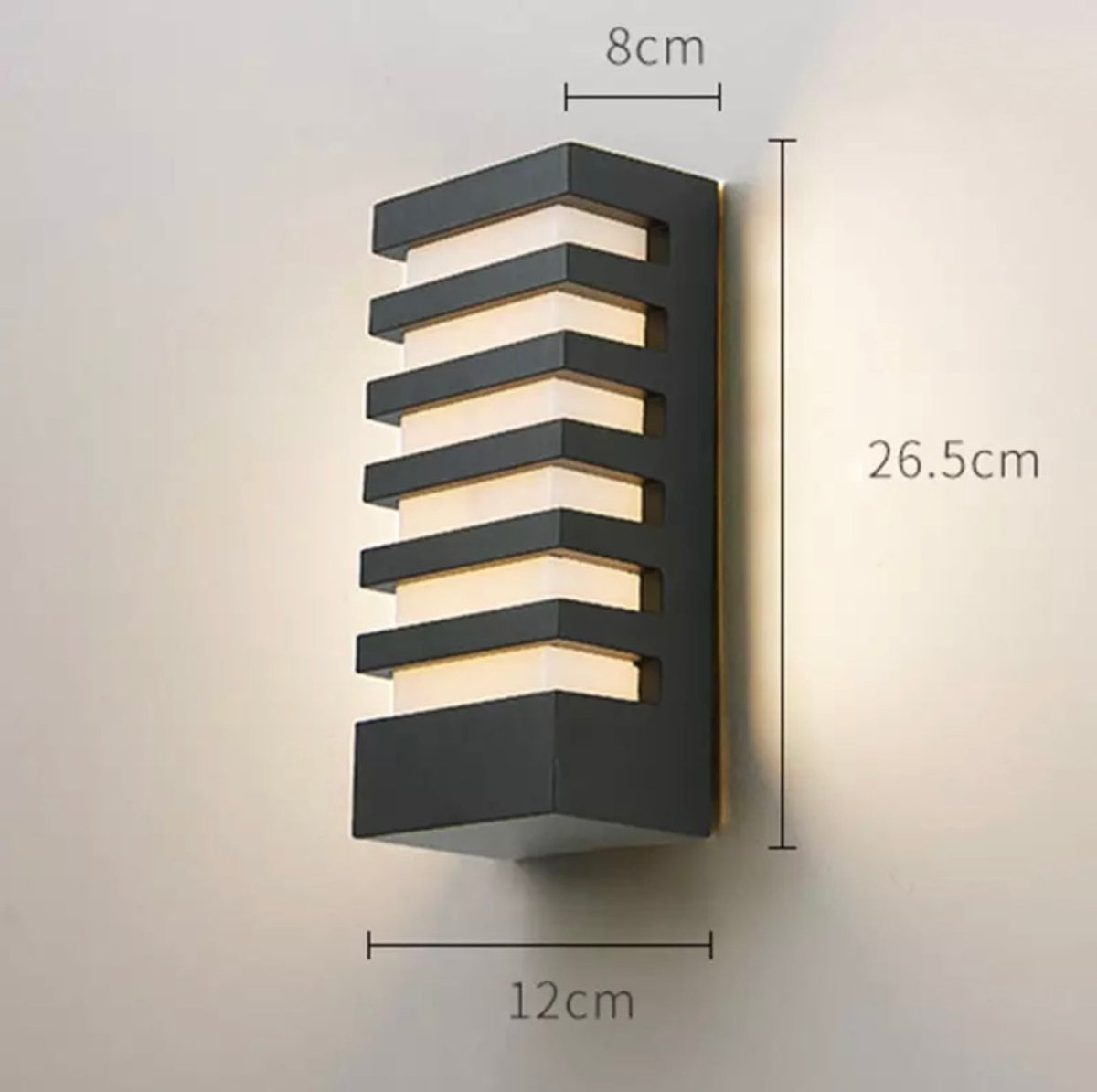 Daxton | LED Outdoor Aluminum Wall Sconce - ELVI HOME