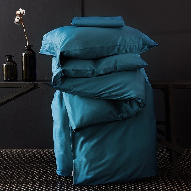 ELVI | Egyptian Cotton Ultra Silky Duvet Cover Set - ELVI HOME