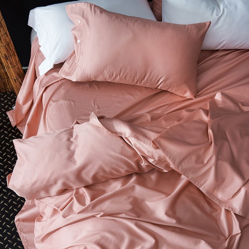 ELVI | Egyptian Cotton Ultra Silky Duvet Cover Set - ELVI HOME