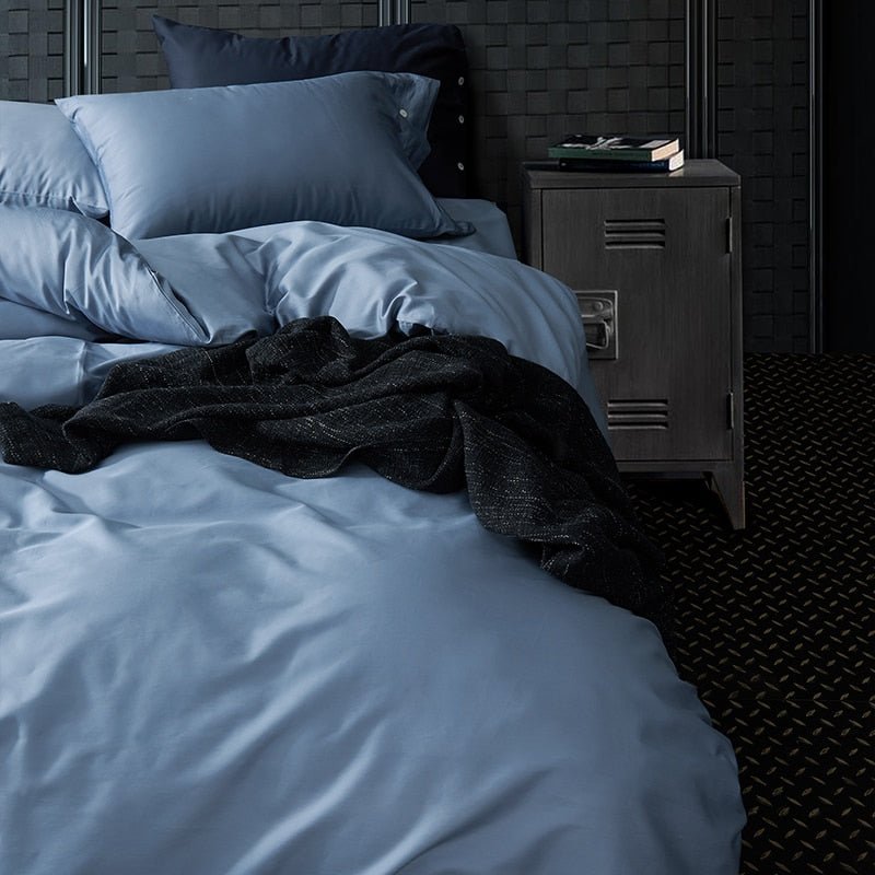 ELVI | Egyptian Cotton Ultra Silky Duvet Cover Set - ELVI HOME
