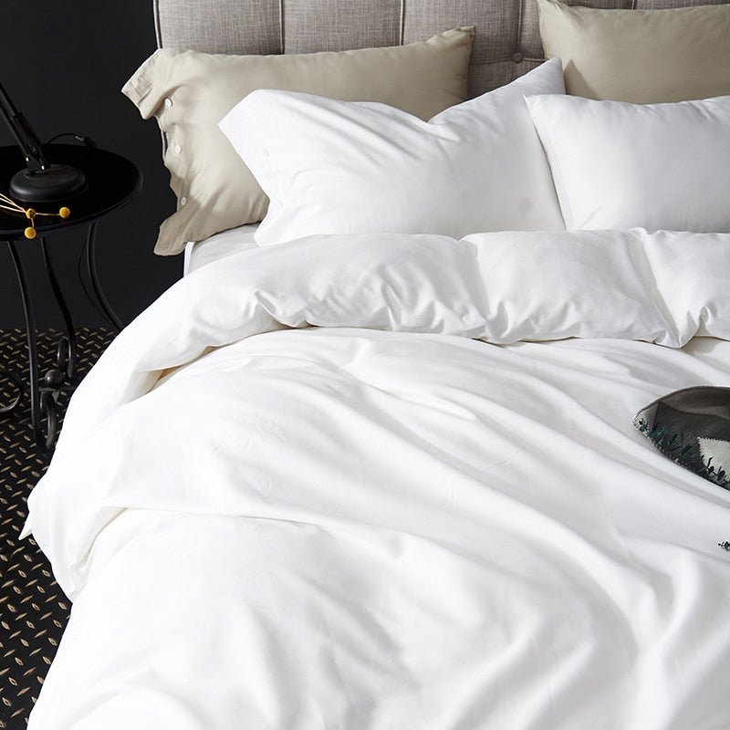 ELVI | Egyptian Cotton Ultra Silky Duvet Cover Set - ELVI HOME