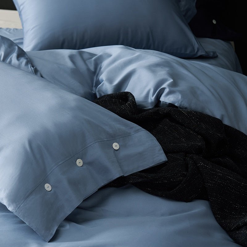 ELVI | Egyptian Cotton Ultra Silky Duvet Cover Set - ELVI HOME