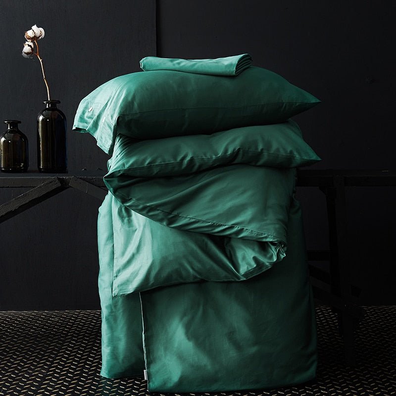 ELVI | Egyptian Cotton Ultra Silky Duvet Cover Set - ELVI HOME