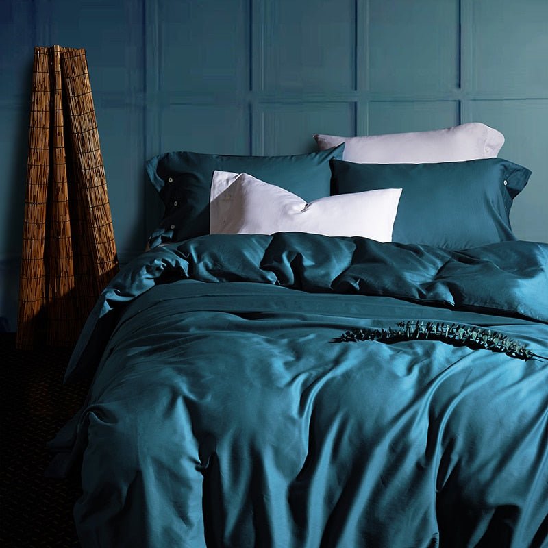 ELVI | Egyptian Cotton Ultra Silky Duvet Cover Set - ELVI HOME