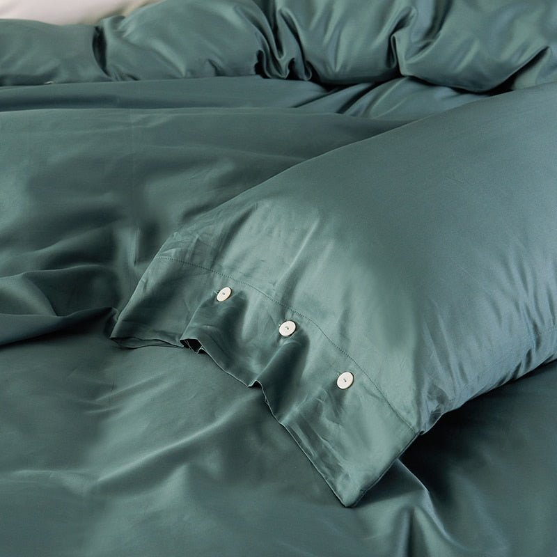 ELVI | Egyptian Cotton Ultra Silky Duvet Cover Set - ELVI HOME