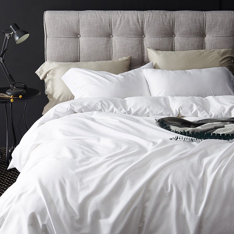 ELVI | Egyptian Cotton Ultra Silky Duvet Cover Set - ELVI HOME