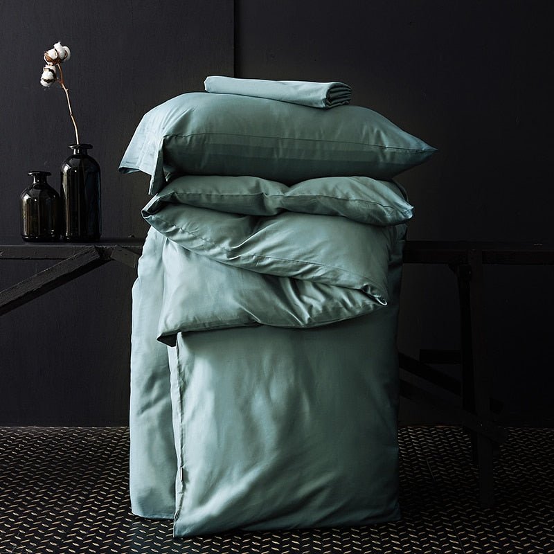 ELVI | Egyptian Cotton Ultra Silky Duvet Cover Set - ELVI HOME