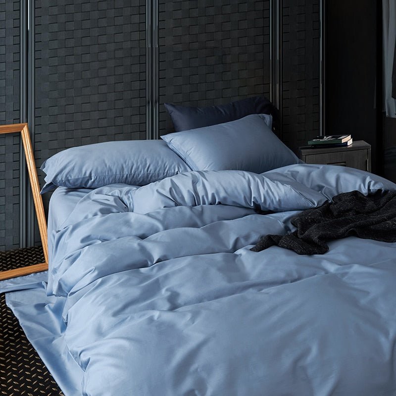 ELVI | Egyptian Cotton Ultra Silky Duvet Cover Set - ELVI HOME
