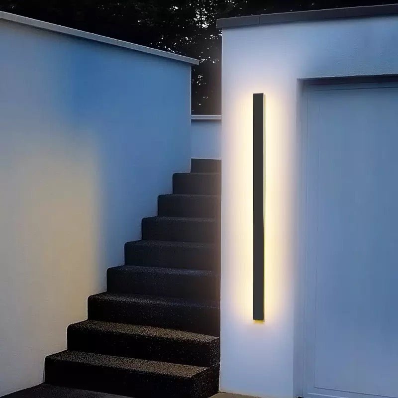 ELVI | Outdoor Long Strip Modern Wall Sconce Light - ELVI HOME
