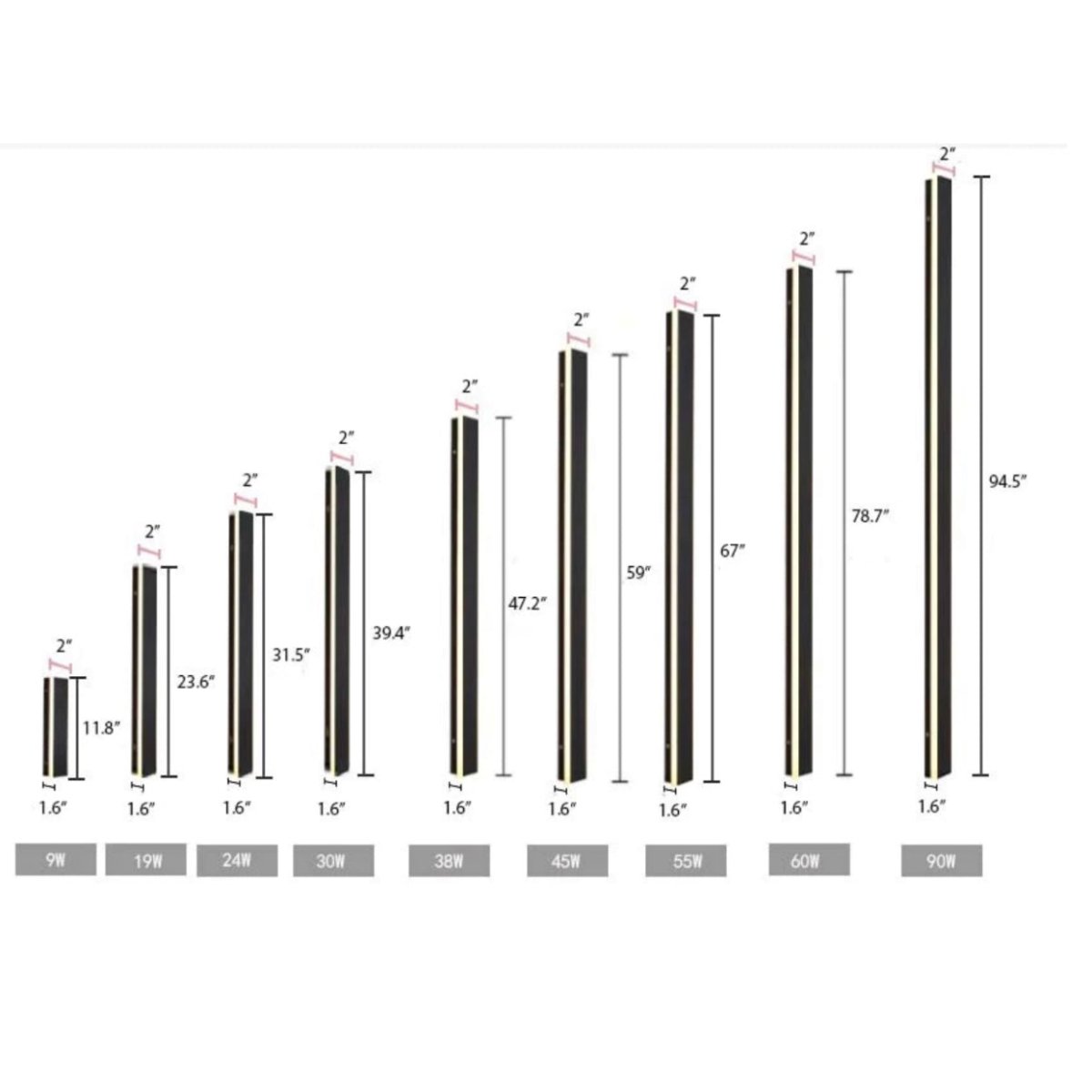 ELVI | Outdoor Long Strip Modern Wall Sconce Light - ELVI HOME