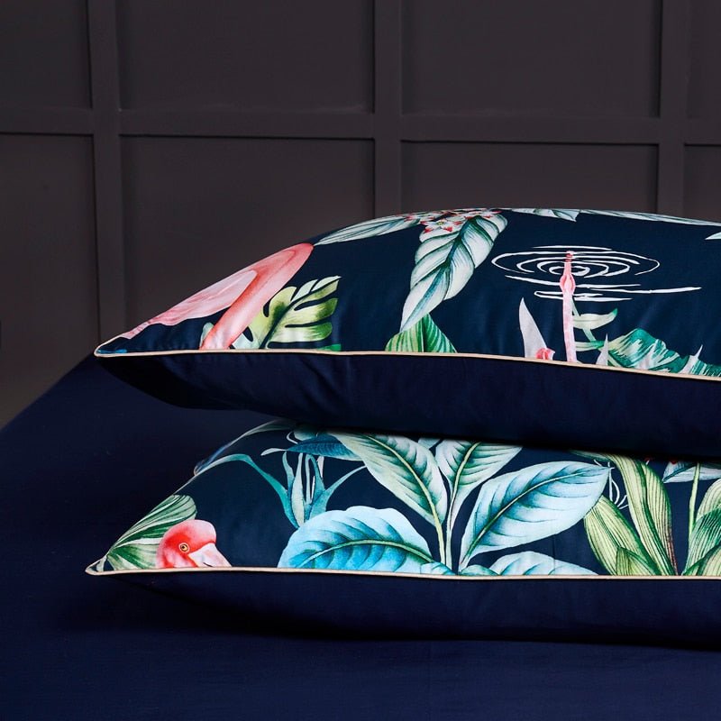 Flamingo | Egyptian Cotton Duvet Cover Set - ELVI HOME