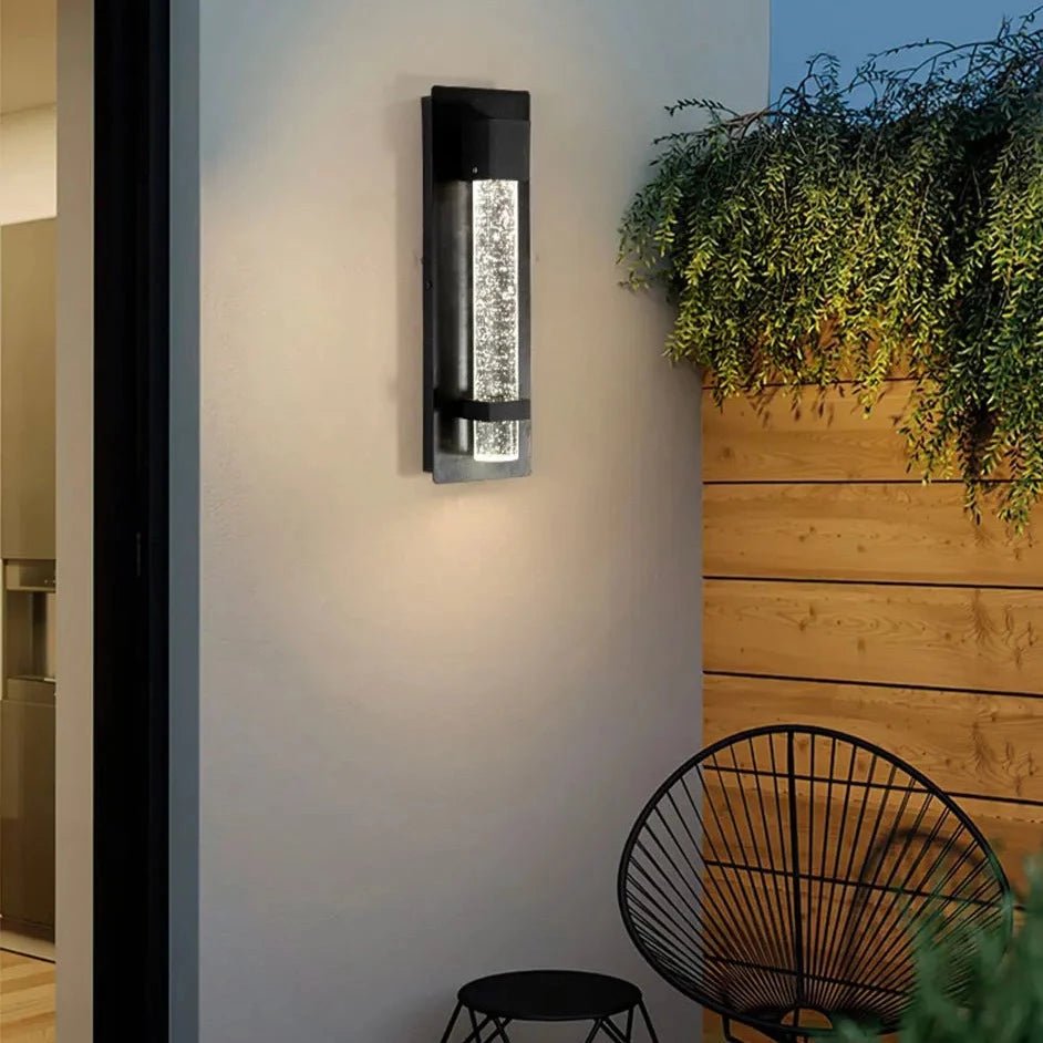 Gunnar | Bubble Glass Outdoor IP65 Wall Sconce - ELVI HOME