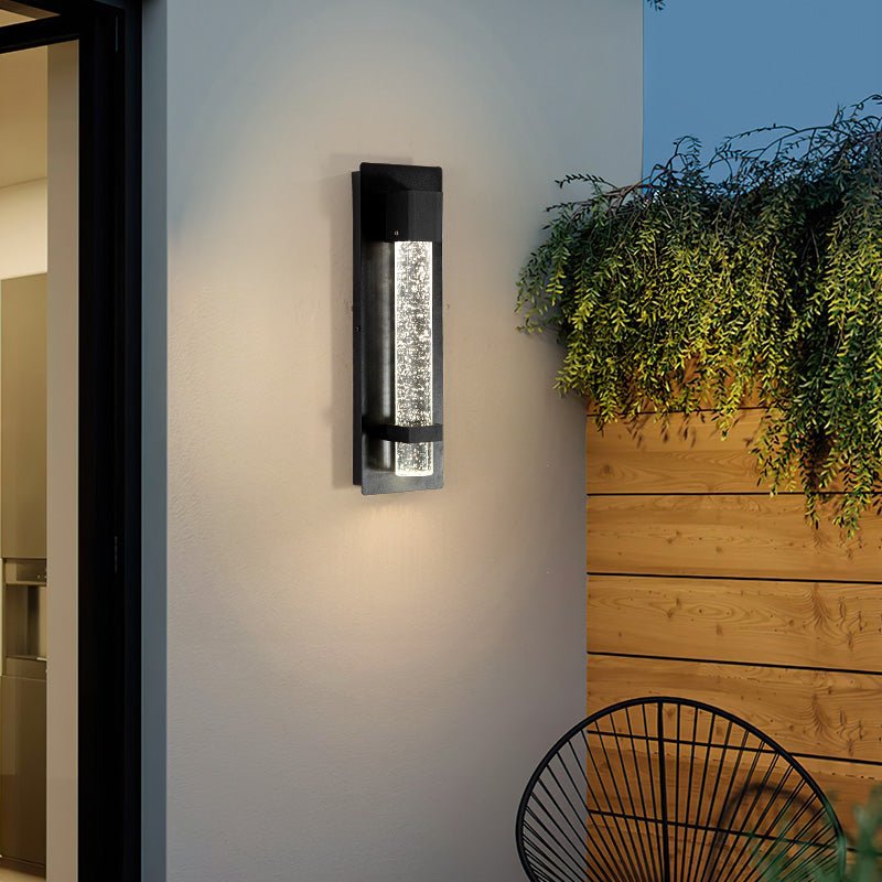 Gunnar | Bubble Glass Outdoor IP65 Wall Sconce - ELVI HOME
