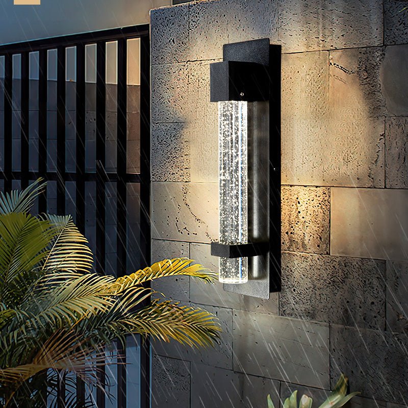 Gunnar | Bubble Glass Outdoor IP65 Wall Sconce - ELVI HOME
