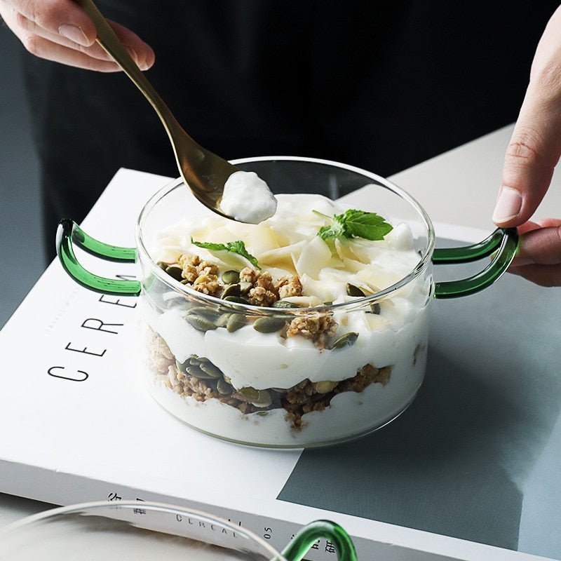 Heat - Resistant Borosilicate Bowl - ELVI HOME