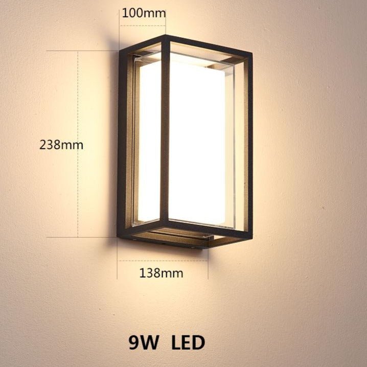 Industrial Outdoor Wall Sconce - ELVI HOME