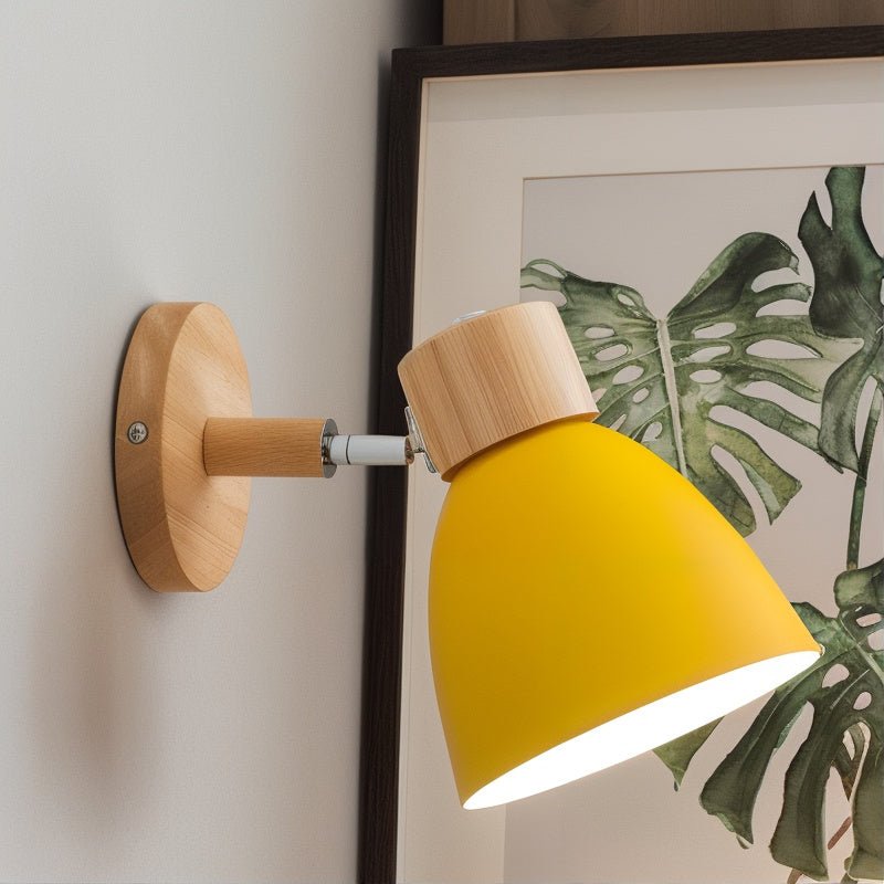 Jenny | Wooden Reading Wall Lamp - ELVI HOME