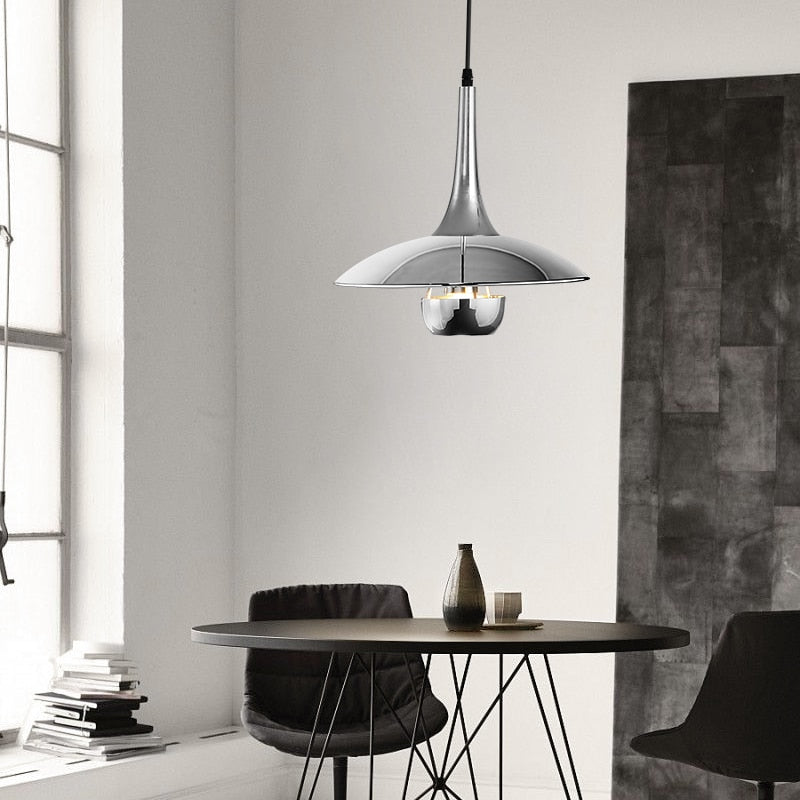 Jumi | Chrome Pendant Light - ELVI HOME