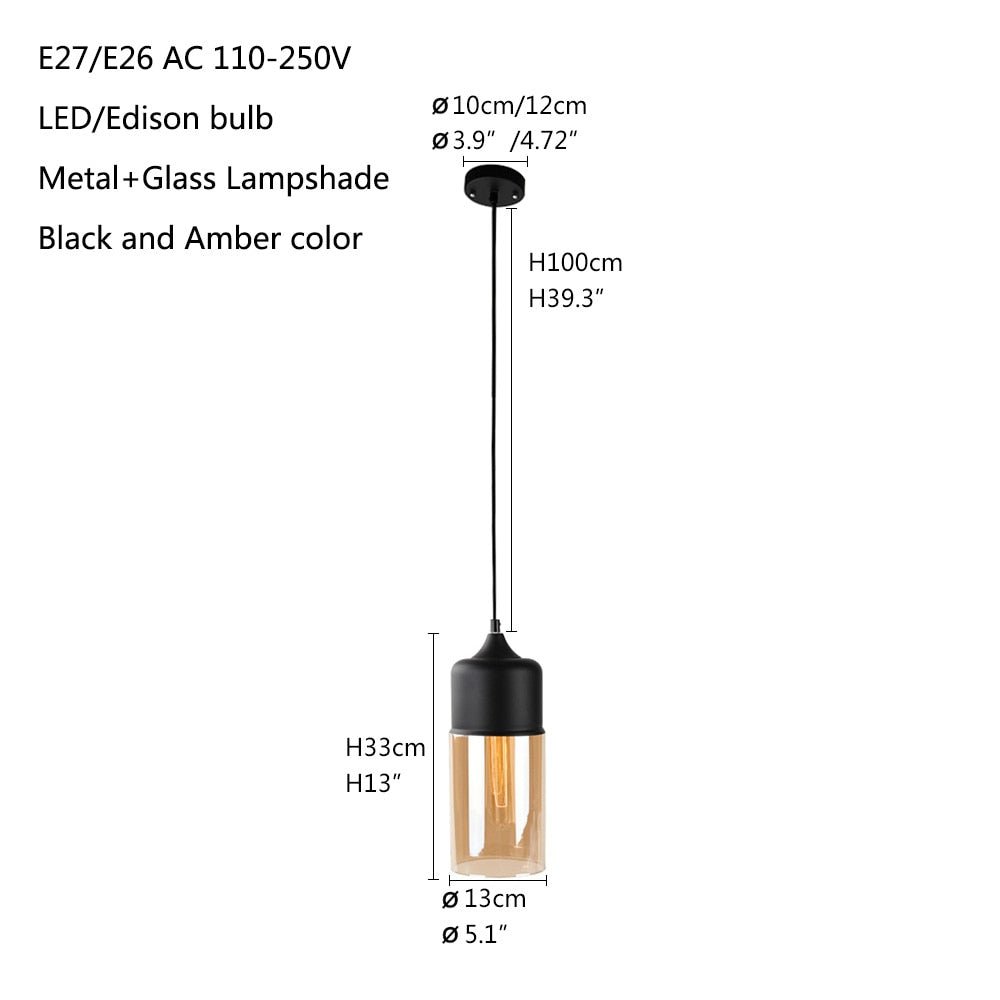 Loft Hanging Light - ELVI HOME