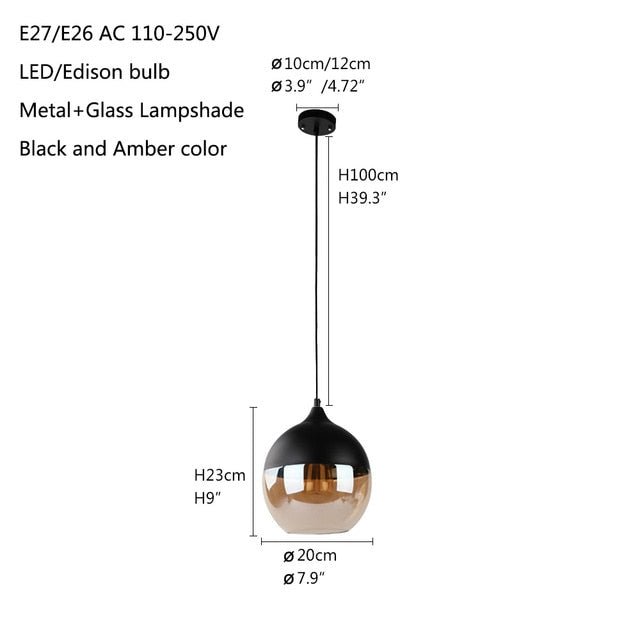 Loft Hanging Light - ELVI HOME
