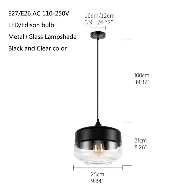 Loft Hanging Light - ELVI HOME