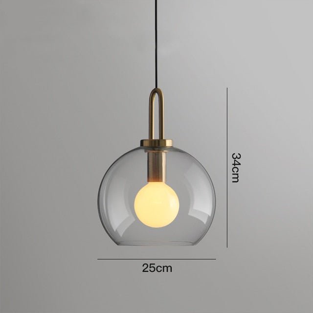Lora | Glass Pendant Light - ELVI HOME