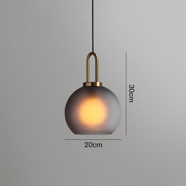 Lora | Glass Pendant Light - ELVI HOME