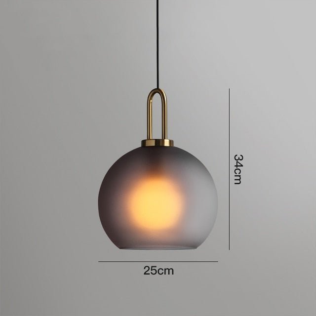 Lora | Glass Pendant Light - ELVI HOME