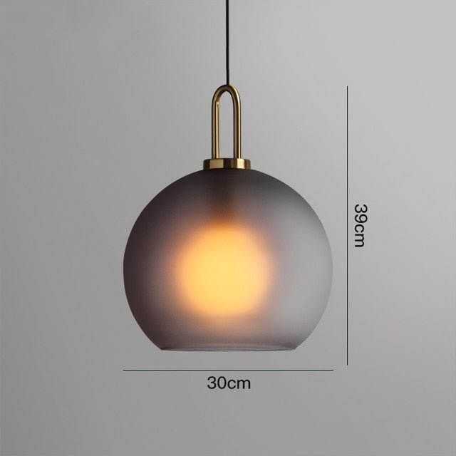 Lora | Glass Pendant Light - ELVI HOME