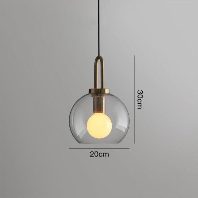 Lora | Glass Pendant Light - ELVI HOME