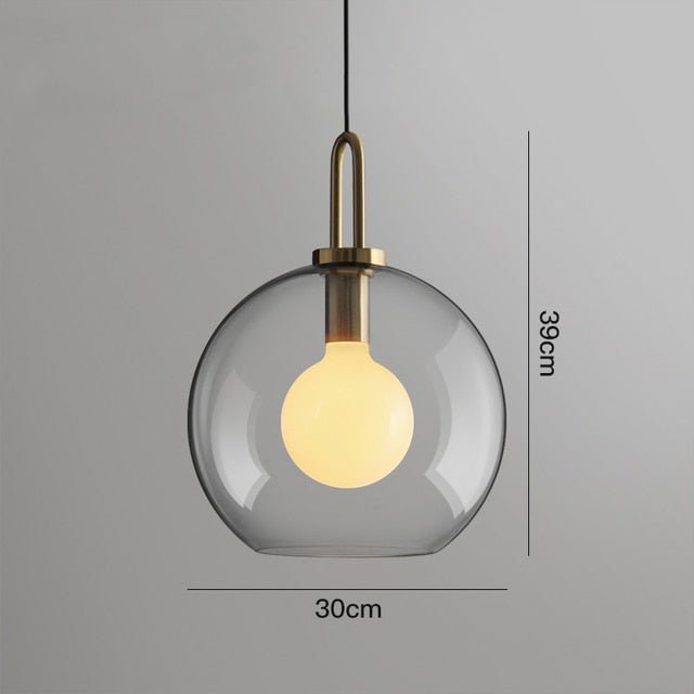 Lora | Glass Pendant Light - ELVI HOME