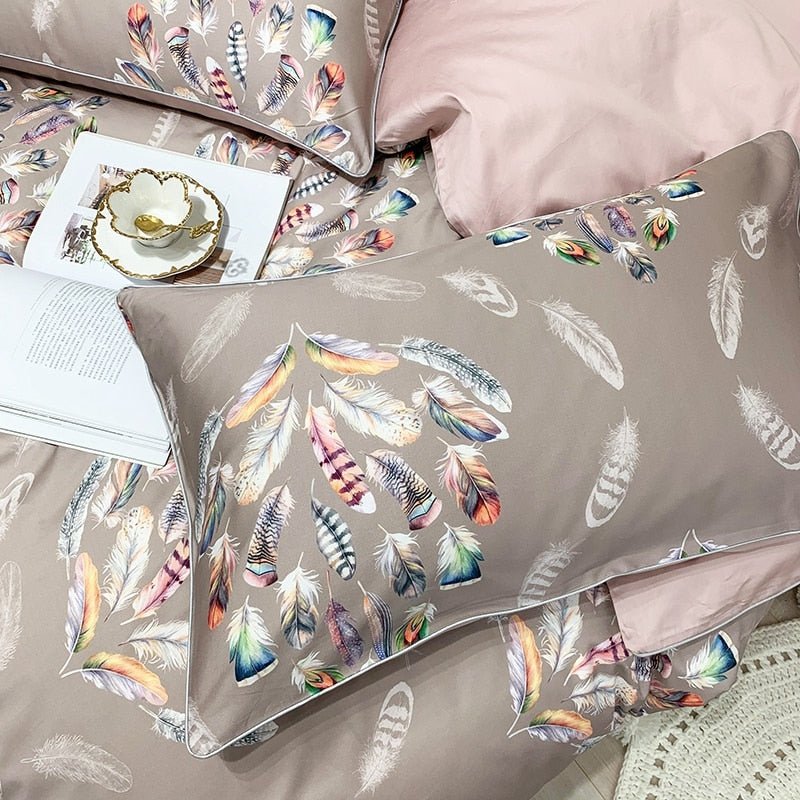 Marika | Soft Egyptian Cotton Duvet Cover Set - ELVI HOME