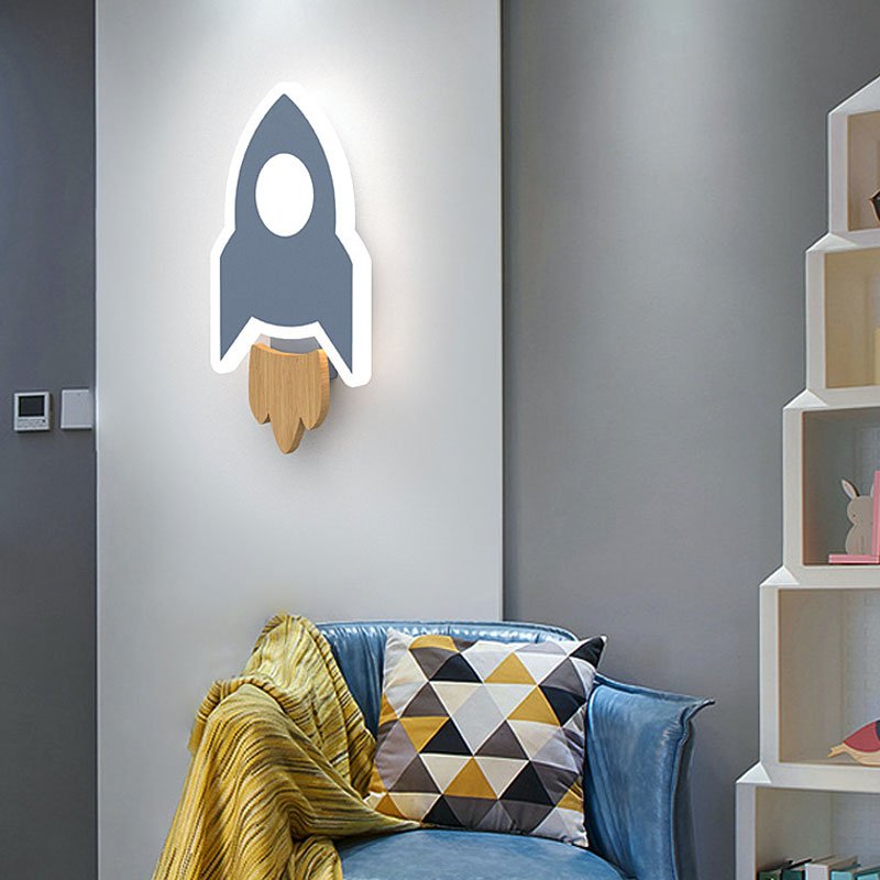 Mini Rocket | Acrylic LED Wall Lamp - ELVI HOME