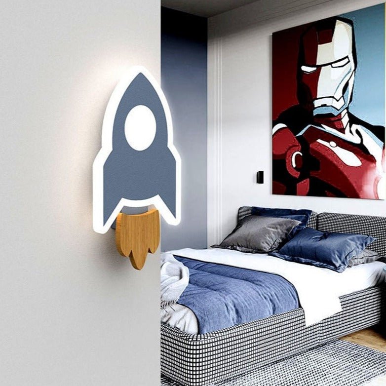 Mini Rocket | Acrylic LED Wall Lamp - ELVI HOME