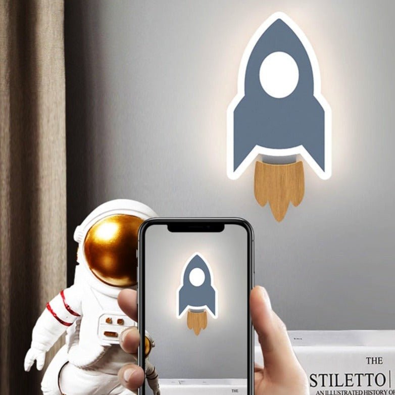 Mini Rocket | Acrylic LED Wall Lamp - ELVI HOME