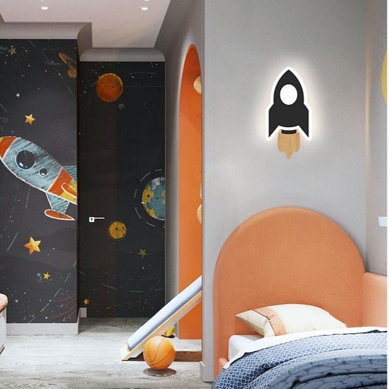 Mini Rocket | Acrylic LED Wall Lamp - ELVI HOME