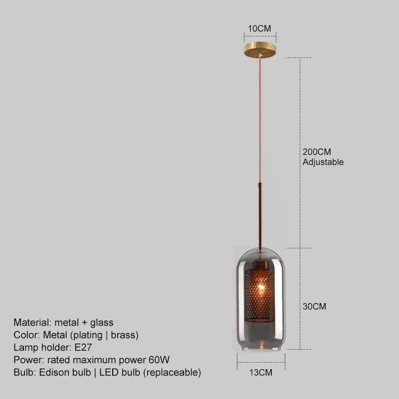 Nylah | Loft Pendant Light - ELVI HOME