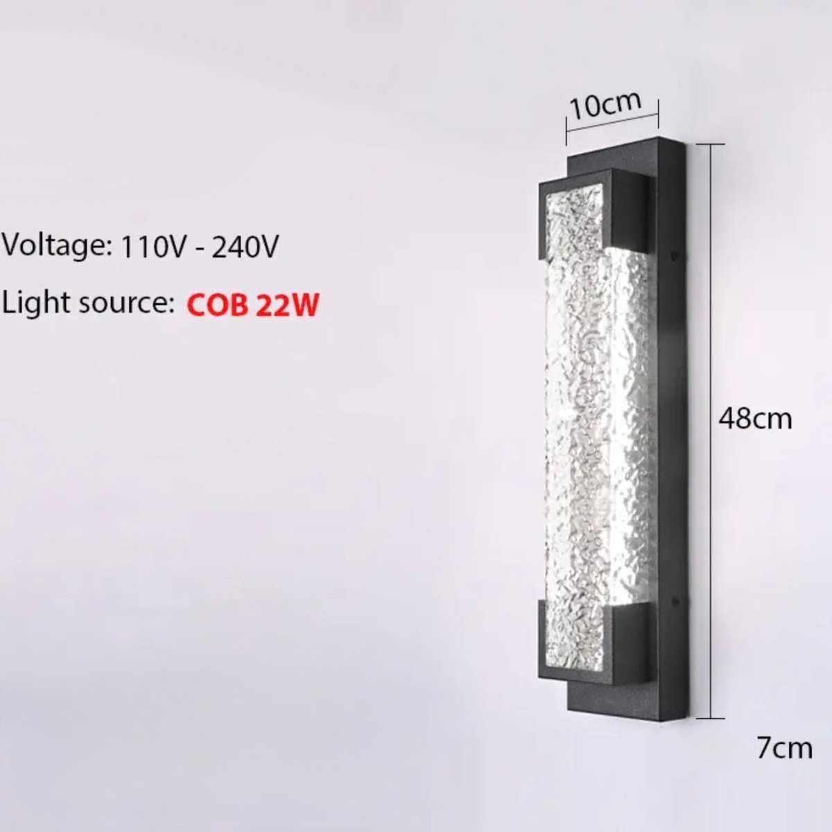 Rainer | Dimmable Outdoor Stainless Steel LED Wall Sconce - ELVI HOME