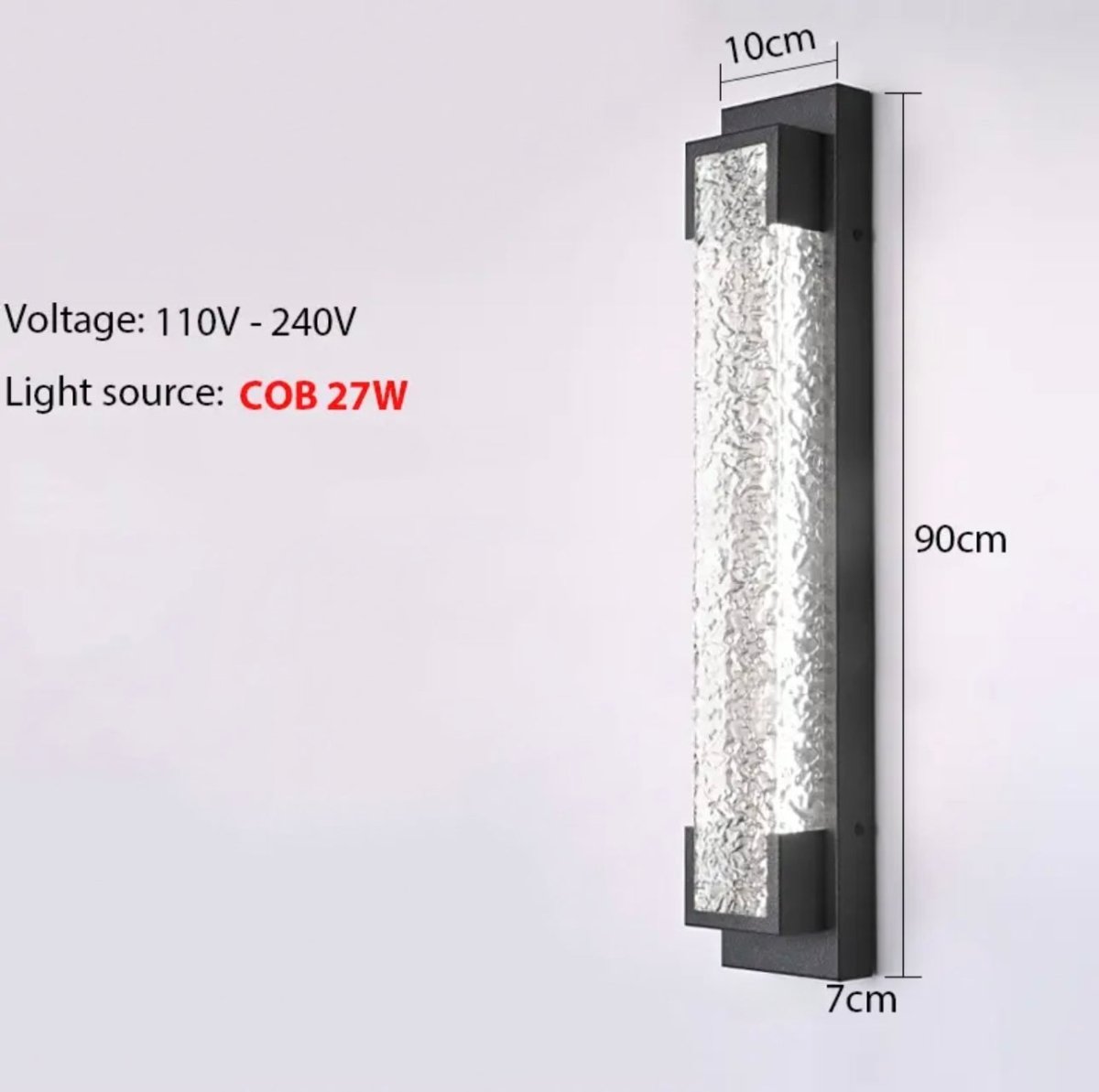 Rainer | Dimmable Outdoor Stainless Steel LED Wall Sconce - ELVI HOME