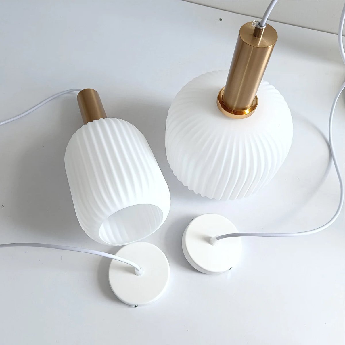 Scarlett | Glass Pendant Light - ELVI HOME