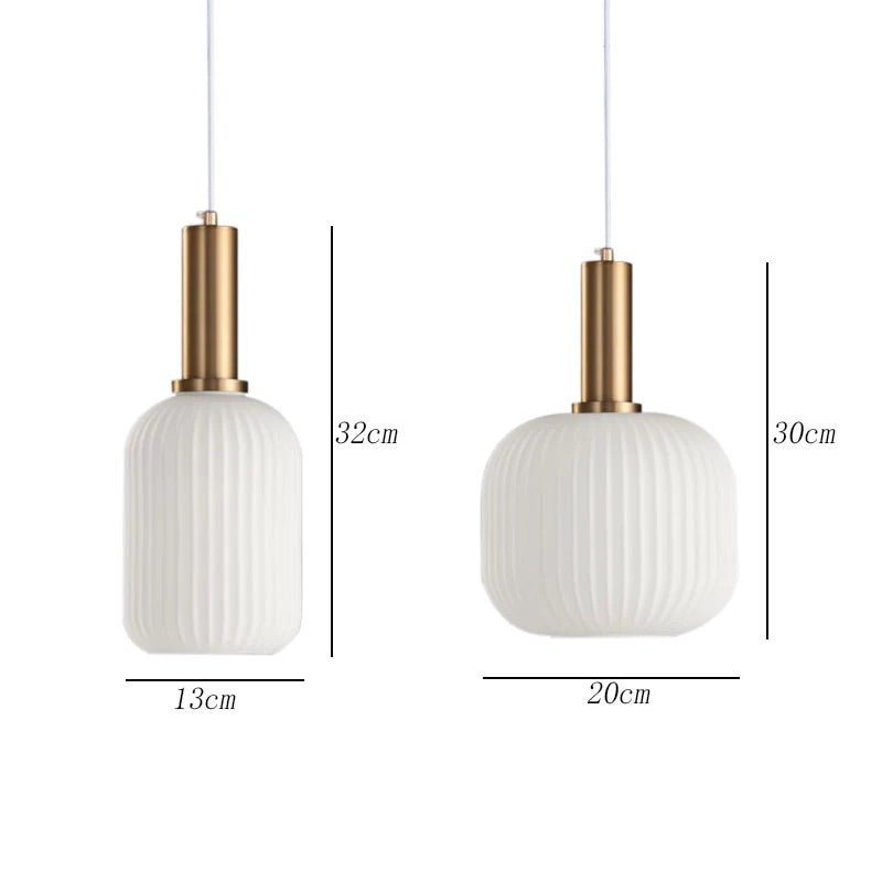 Scarlett | Glass Pendant Light - ELVI HOME